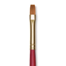 Princeton Synthetic Sable Brush - Bright, Long Handle, Size 8