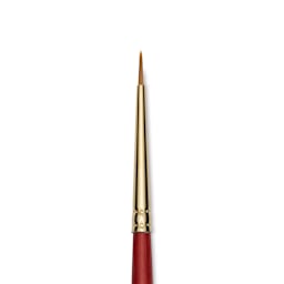 Princeton Synthetic Sable Brush - Round, Long Handle, 2/0 close up