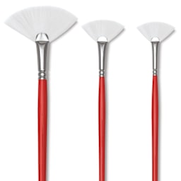 Winsor & Newton University Brushes - Fan, Long Handle