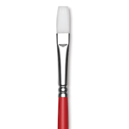 Winsor & Newton University Brush - Flat, Long Handle, Size 4
