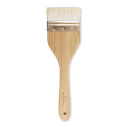 Yasutomo Hake Brush - Flat, Wood Handle, 3-1/4"