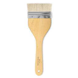 Yasutomo Hake Brush - Flat, Wood Handle, 3-7/8"