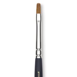 Blick Masterstroke Finest Red Sable Brush - Bright, Size 1, Short Handle close-up