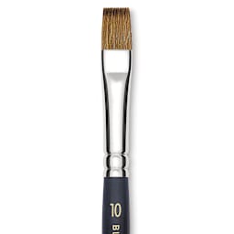 Blick Masterstroke Finest Red Sable Brush - Bright, Size 10, Short Handle close-up