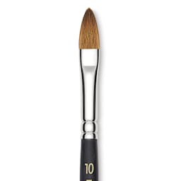 Blick Masterstroke Finest Red Sable Brush - Filbert, Size 10, Short Handle close-up