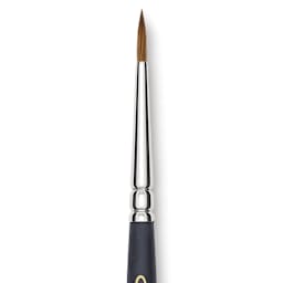 Blick Masterstroke Finest Red Sable Brush - Round, Size 0, Short Handle close-up