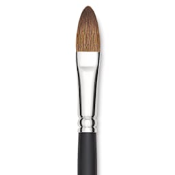 Blick Masterstroke Finest Red Sable Brush - Filbert, Size 14, Long Handle close-up