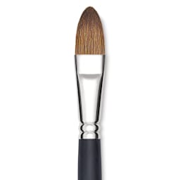 Blick Masterstroke Finest Red Sable Brush - Filbert, Size 20, Long Handle close-up