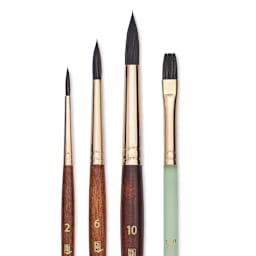 Princeton Neptune Series 4750 Synthetic Squirrel Brushes- Set of 4, Exclusively Ours!