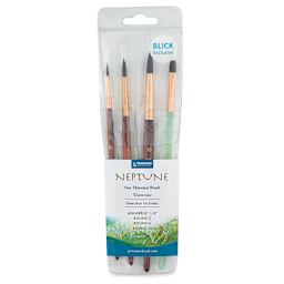 Princeton Neptune Series 4750 Synthetic Squirrel Brushes- *Blick Exclusive* Set of 4
