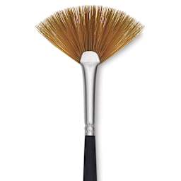 Princeton Series 4850 Elite Brush - Fan, Size 4, Short Handle, close up
