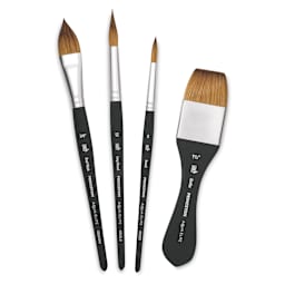 Princeton Aqua Elite Series 4850 Synthetic Brushes - Box Set of 4