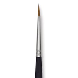Princeton Aqua Elite Series 4850 Synthetic Brush - Round, Size 1, Short Handle, close up
