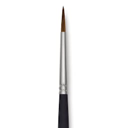 Princeton Aqua Elite Series 4850 Synthetic Brush - Round, Size 3, Short Handle, close up