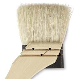 Silver Brush Atelier Angle Hake Brush - Size 10 closeup