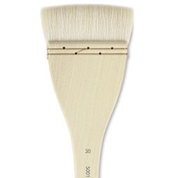 Silver Brush Atelier Flat Hake Brush - Size 30, Long Handle