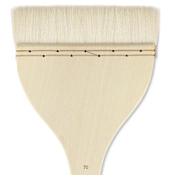 Silver Brush Atelier Flat Hake Brush - Size 70, Long Handle