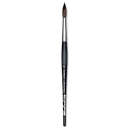 Da Vinci Casaneo Synthetic Squirrel Watercolor Brush - Round, Size 12, Short Handle, Synthetic
