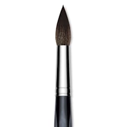 Da Vinci Casaneo Synthetic Squirrel Watercolor Brush - Round, Size 24, Short Handle, Synthetic
