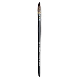 Da Vinci Casaneo Synthetic Squirrel Watercolor Brush - Quill Round Wash, Size 2, Short Handle, Synthetic
