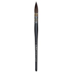 Da Vinci Casaneo Synthetic Squirrel Watercolor Brush - Quill Round Wash, Size 4, Short Handle, Synthetic