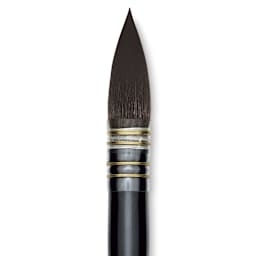 Da Vinci Casaneo Synthetic Squirrel Watercolor Brush - Quill Round Wash, Size 8, Short Handle, Synthetic
