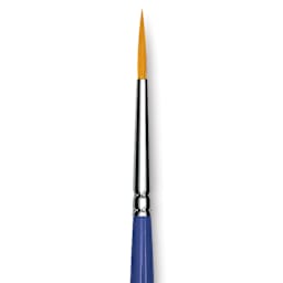 Blick Scholastic Golden Taklon Brush - Script, Size 1 close up