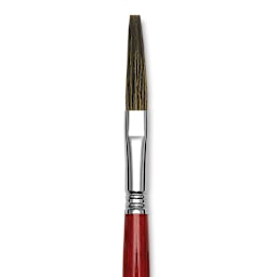 Escoda Light Ox Hair Highliner Brush - Flat, Size 12 close up