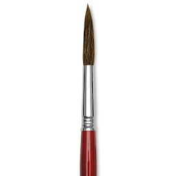 Escoda Light Ox Hair Long Script/Liner Brush - Round, Size 20