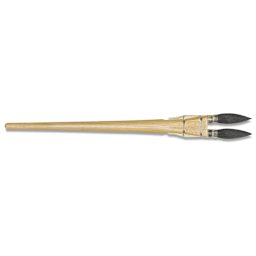 Da Vinci Double Squirrel Brush - Pointed Round, Size 2