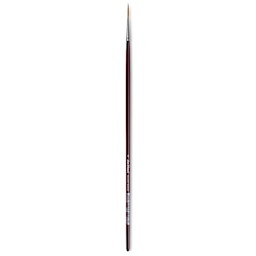 Da Vinci Kolinsky Red Sable Brush - Medium Pointed Liner, Long Handle, Size 4