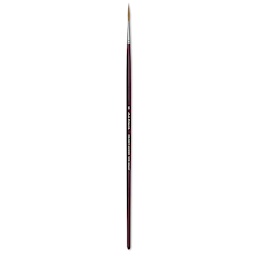 Da Vinci Kolinsky Red Sable Brush - Medium Pointed Liner, Long Handle, Size 6