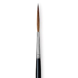 Da Vinci Kolinsky Red Sable Brush - Extra Long Pointed Liner, Long Handle, Size 8 close up