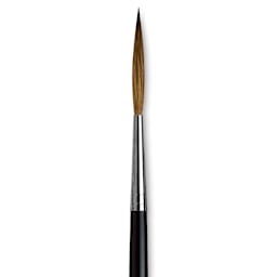 Da Vinci Kolinsky Red Sable Brush - Extra Long Pointed Liner, Long Handle, Size 10 close up