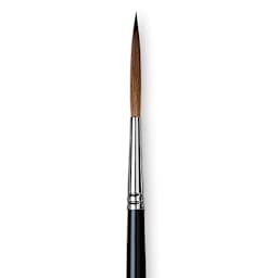 Da Vinci Kolinsky Red Sable Brush - Extra Long Pointed Liner, Long Handle, Size 12 close up