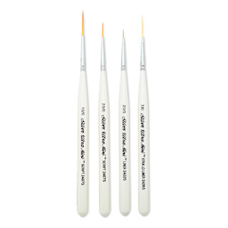 Silver Brush Ultra-Mini Brush Set - Detail Brushes, Set of 4