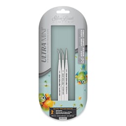 Silver Brush Ultra-Mini Brush Set - Tight Spot Brushes, Set of 3 (Front of package)