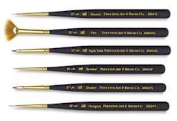 Princeton Mini Detailer Series 300 Synthetic Brushes, 6-Piece Mini Brush Set