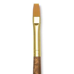 Blick Studio Decorative Brush - Flat, Short Handle, Size 6 close up