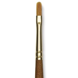 Blick Studio Decorative Brush - Filbert, Short Handle, Size 4 close up