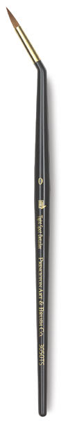Princeton Mini Detailer Series 300 Synthetic Brushes, Tight Spot Detail Mini Brush - Size 0