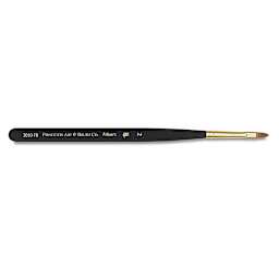 Princeton Mini Detailer Series 300 Synthetic Brushes, Filbert Mini Brush - Size 2