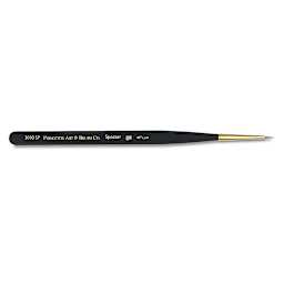 Princeton Mini Detailer Series 300 Synthetic Brushes, Spotter Mini Brush - Size 3/0
