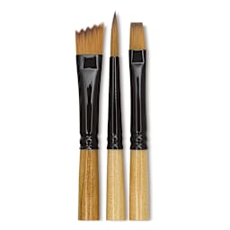 Dynasty Black Gold - Set of 3 Foliage / Texture Brushes shown