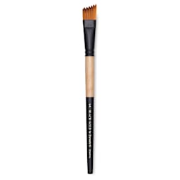 Dynasty Black Gold Brush - Wave Angle, Short Handle, 3/4"