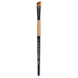 Dynasty Black Gold Brush - Wave Angle, Short Handle, 3/8"