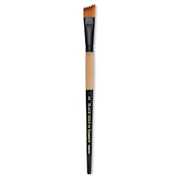 Dynasty Black Gold Brush - Wave Angle, Short Handle, 5/8"