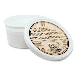 The Masters Brush Cleaner and Preserver - Classroom Tub, 24 oz. Front and top of tub.