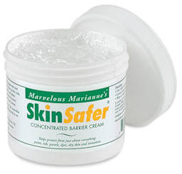 Marvelous Marianne's SkinSafer Barrier Cream - Open jar showing cream