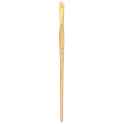 Raphaël D'Artigny Interlocked White Bristle Brush - D-Brush, Long Handle, Size 8 full length